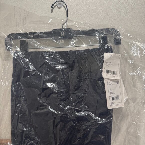 NWT Theory Tailored Pant in Sevona Stretch Wool - Navy (Size 12) - Picture 6 of 7